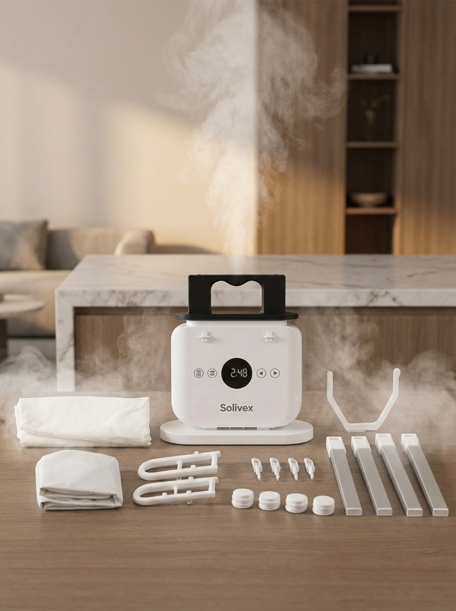 Solivex Electric Mini Ironing and Drying Machine for Clothes and Shoes